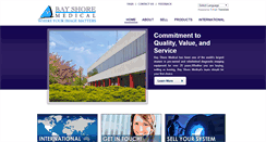 Desktop Screenshot of bayshore-medical.com